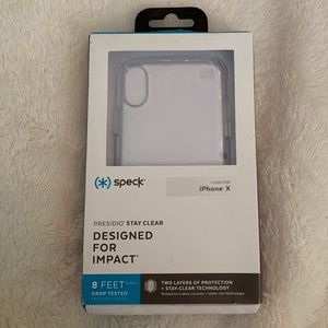 SPECK iPhone X Clear Case